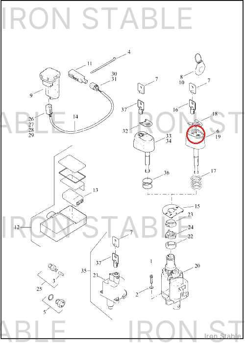 Harley-Davidson Knob, Ign Switch(Po)