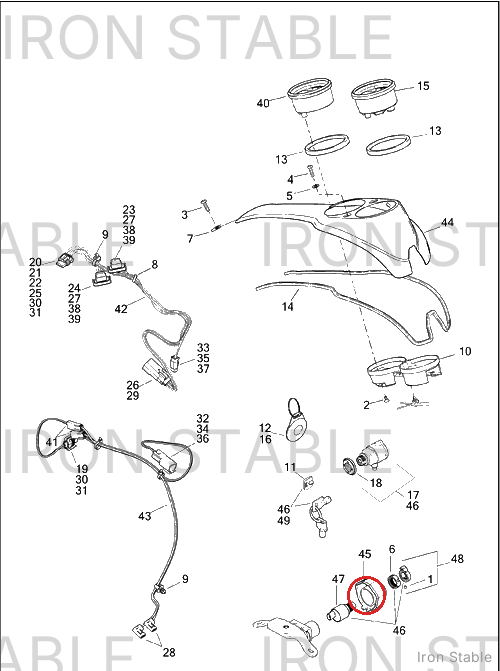 Harley-Davidson Cover, Ignition Switch