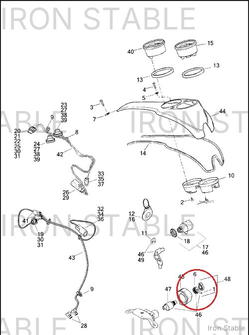 Harley-Davidson Ign Switch & Fork Lock Set