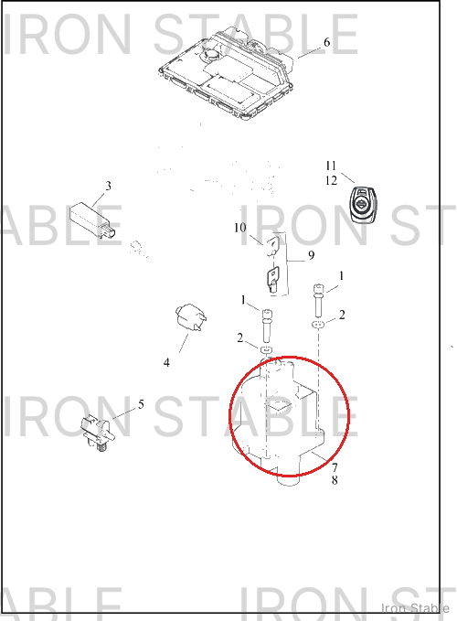 Harley-Davidson Lock, Fork, Hsg