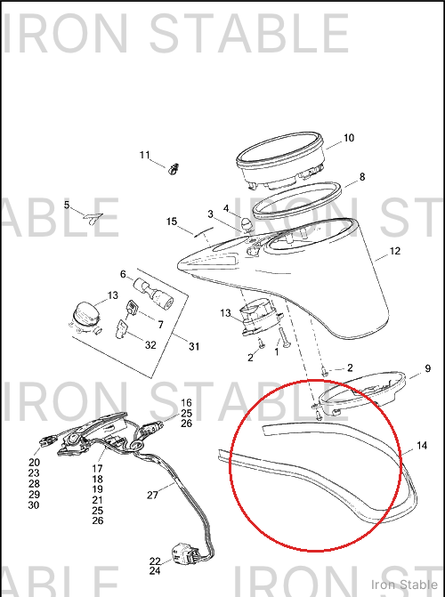 Harley-Davidson Moulding, Rubber