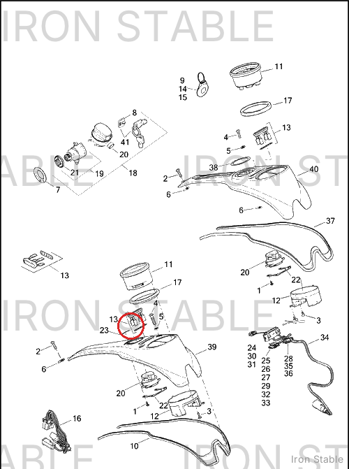 Harley-Davidson Nameplate, Ign Switch, Service.f