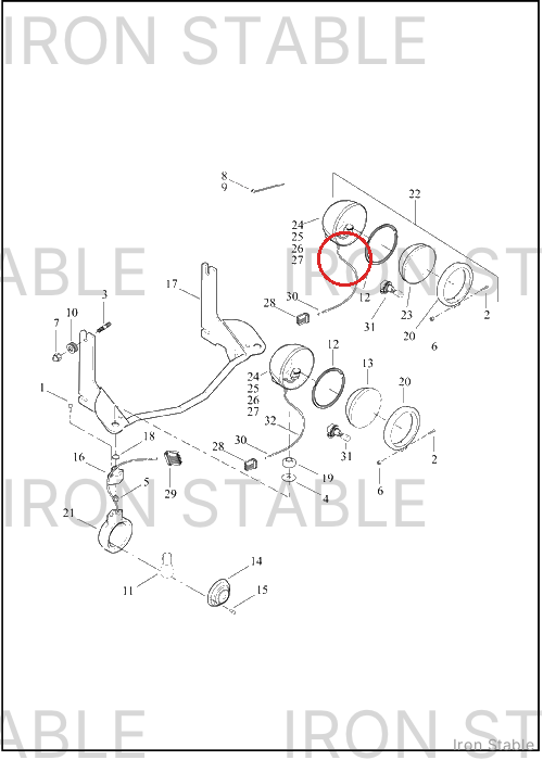 Harley-Davidson Housing, 2-Way Socket, Female, 
