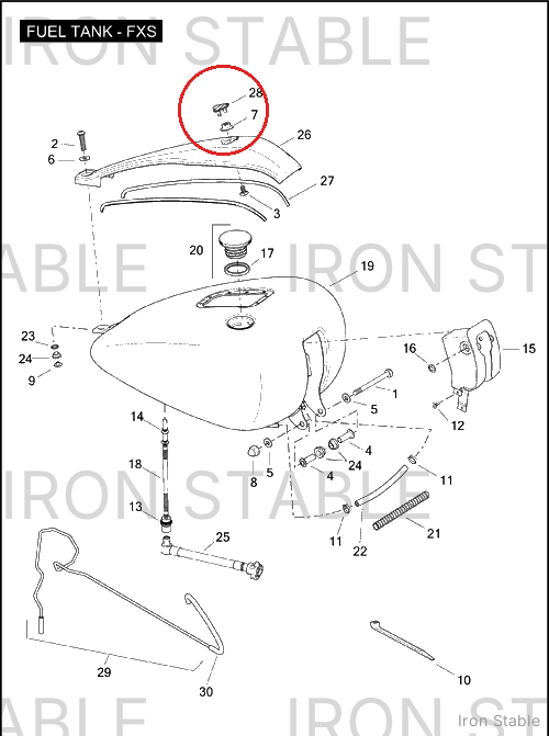 Harley-Davidson Trim Insert, Console