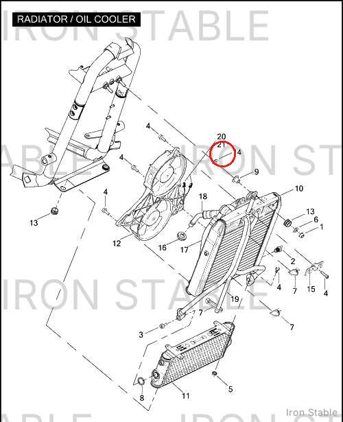 Harley-Davidson Housing, 2-Way, Sckt/Black