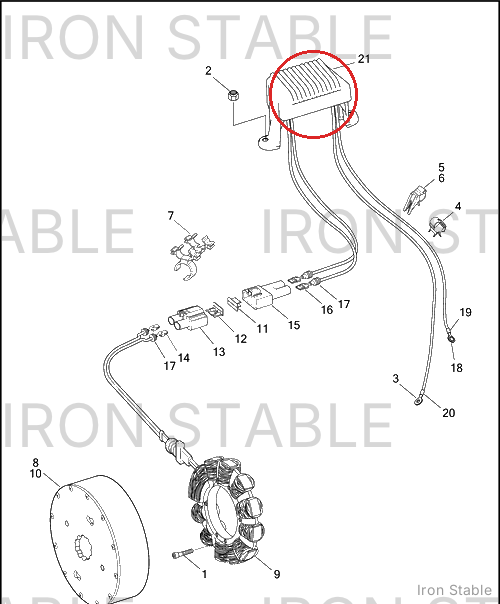 Harley-Davidson Voltage Regulator, Flht, Flhp