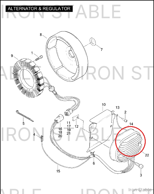 Harley-Davidson Volt Regulator, 38amp/3-Phase