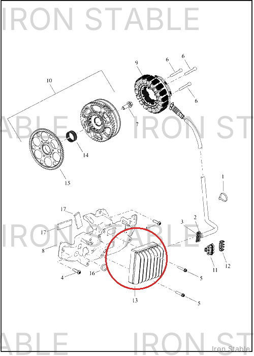 Harley-Davidson Regulator, Volt, 45a