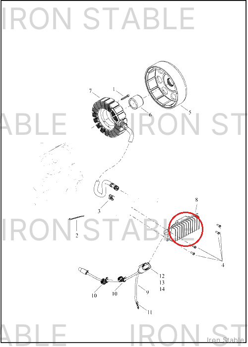 Harley-Davidson Regulator, Volt, 56a