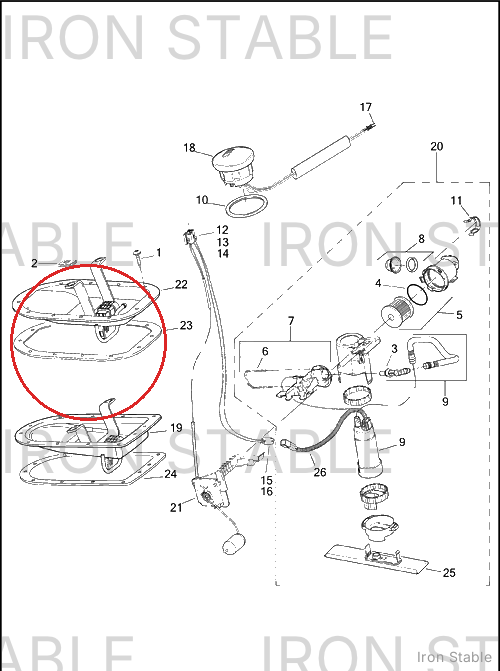 Harley-Davidson Fuel Misc Component, X