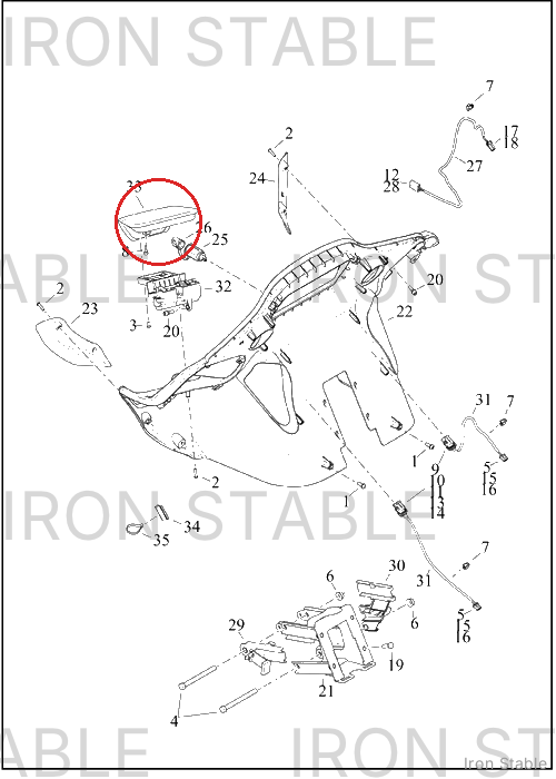 Harley-Davidson Stor Compt, Media, Door Assembly, Rh, 