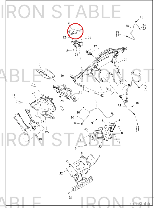 Harley-Davidson Stor Compt, Media, Door Assembly, Rh, 