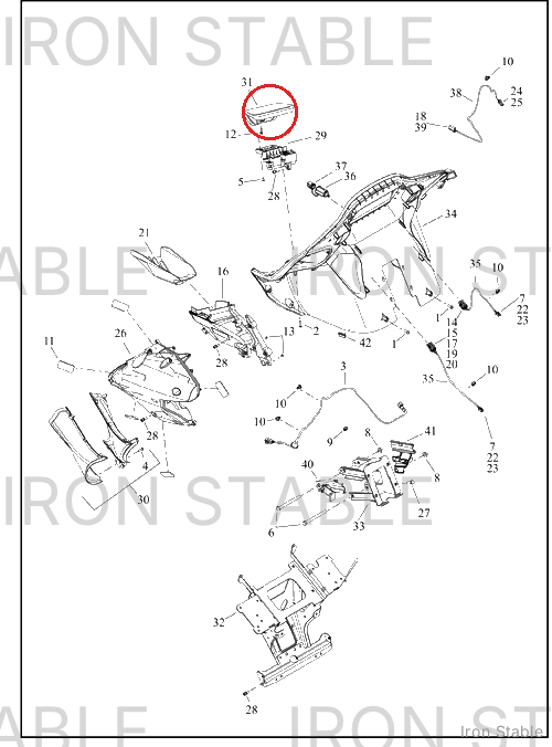Harley-Davidson Stor Compt, Media, Door Assembly, Rh, 
