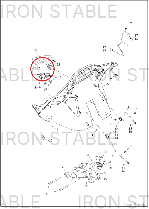 Harley-Davidson Media, Door Assembly, Lh, Lng Sil