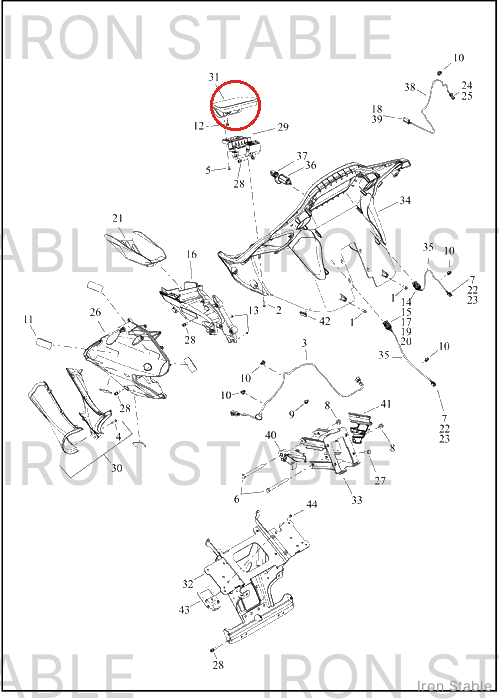 Harley-Davidson Stor Compt, Media, Door Assembly, Lh, 
