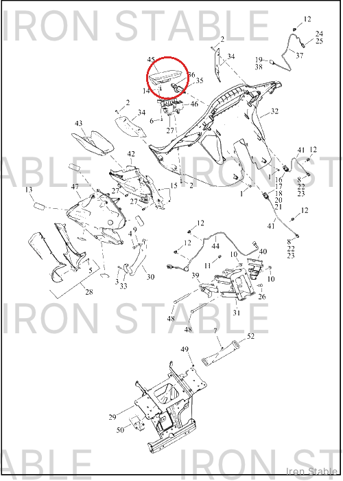 Harley-Davidson Stor Compt, Media, Door Assembly, Lh, 