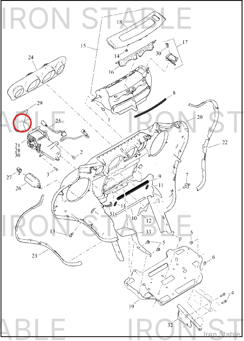 Harley-Davidson Stor Compt, Media, Door, Fairing, 