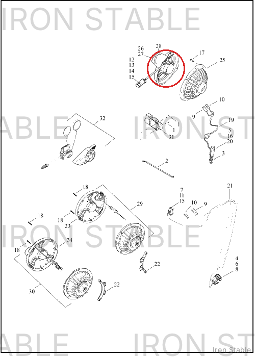 Harley-Davidson Speaker, Aud Sys, X