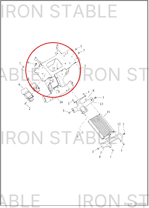 Harley-Davidson Mount, Infot, Wim Module, Fixed