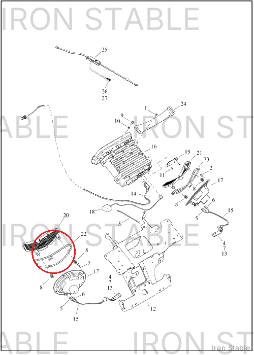 Harley-Davidson Infot Mt Sub-Component, Gasket, Spkr