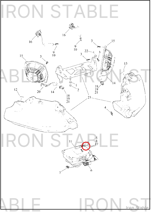 Harley-Davidson Amplifier, Aud Sys, 2 Channel