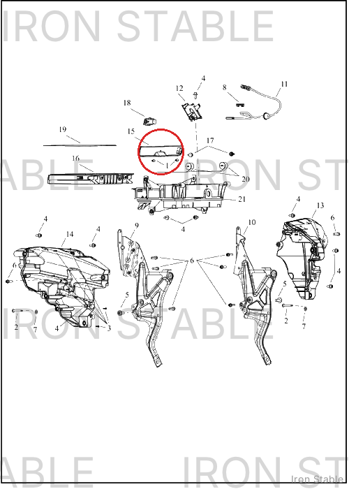 Harley-Davidson Stor Compt, Media, Cosmetic Door
