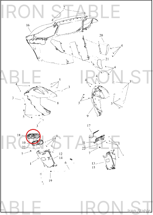Harley-Davidson Stor Compt, Media, Door, Outer, Rh
