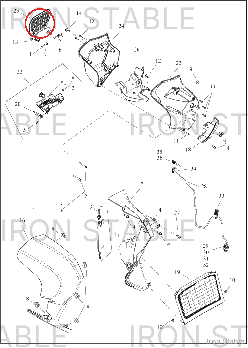 Harley-Davidson Stor Compt, Media, Door, Rh