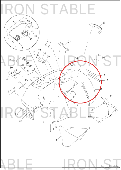 Harley-Davidson Body, Trike, Svce Assembly, Hdi, Solid