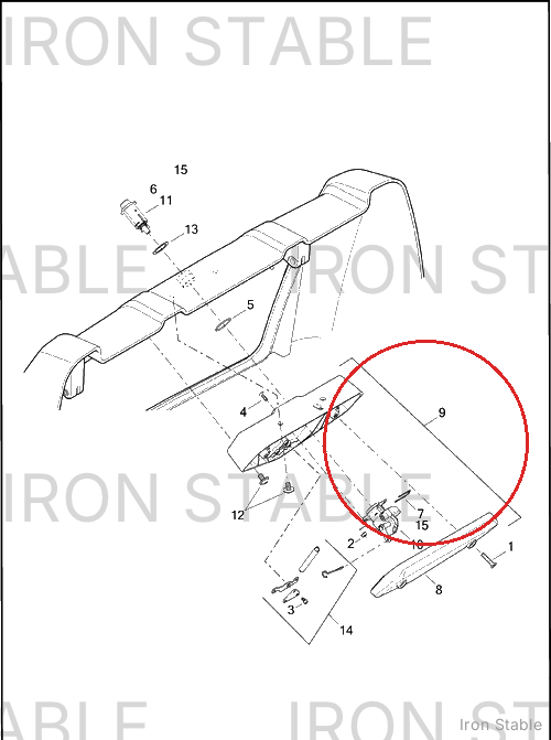 Harley-Davidson Trunk Pan Sub-Component, X
