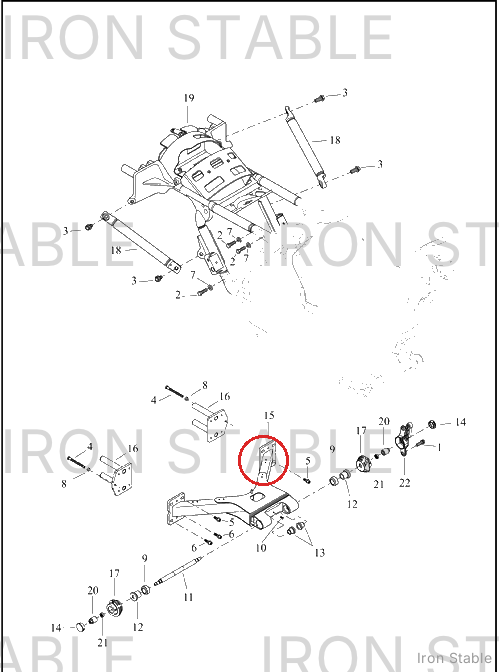 Harley-Davidson Swingarm, Rr