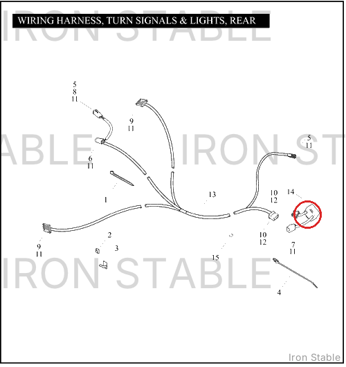 Harley-Davidson Converter Module, Tail/Trnsgnl