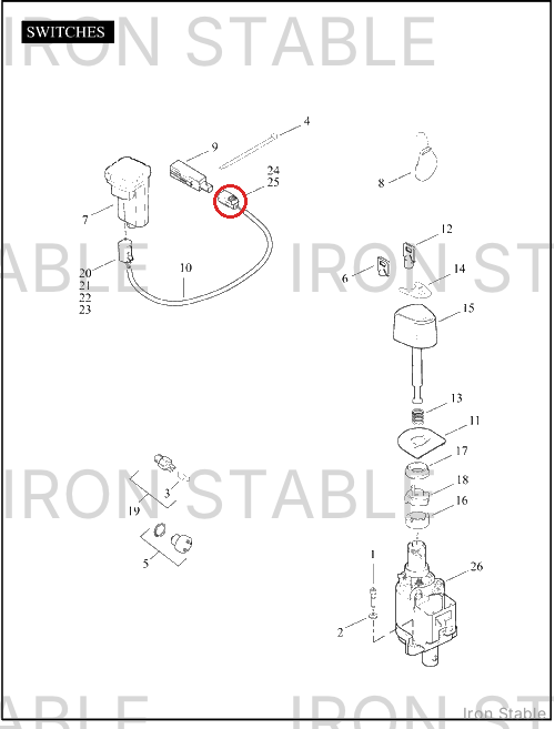 Harley-Davidson Lockset Ign&Trunk (Req Keycode