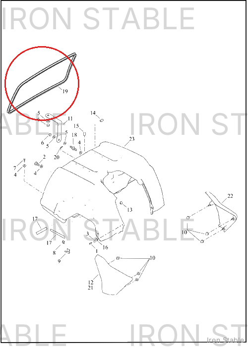 Harley-Davidson Seal, Trunk Door