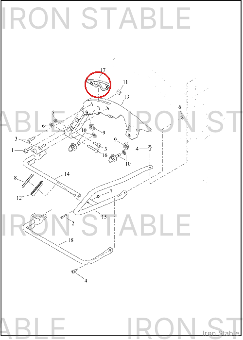 Harley-Davidson Support, S-Bag, Insert Assembly, Sld