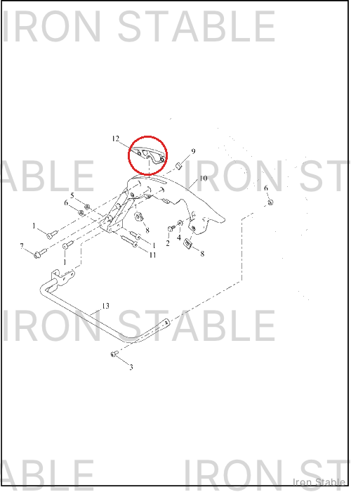 Harley-Davidson Support, S-Bag, Insert Assembly, Sld