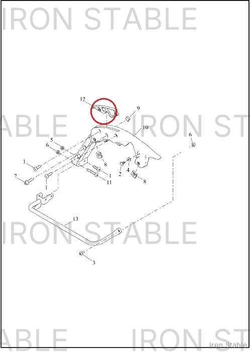 Harley-Davidson Support, S-Bag, Insert Assembly, Sld
