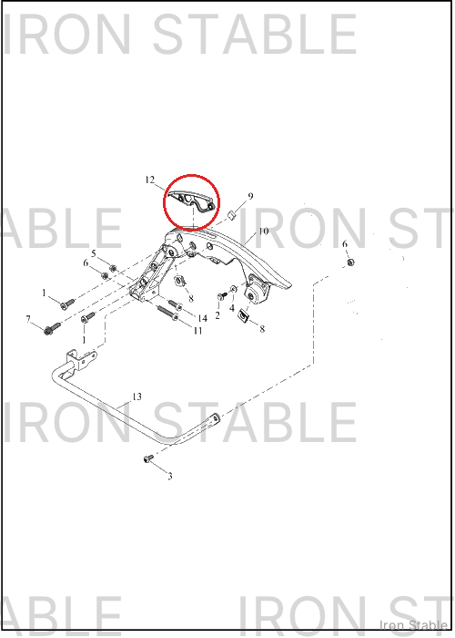 Harley-Davidson Support, S-Bag, Insert Assembly, Sld