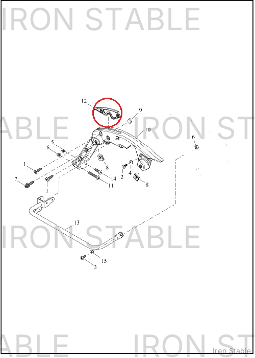 Harley-Davidson Support, S-Bag, Insert Assembly, Soli