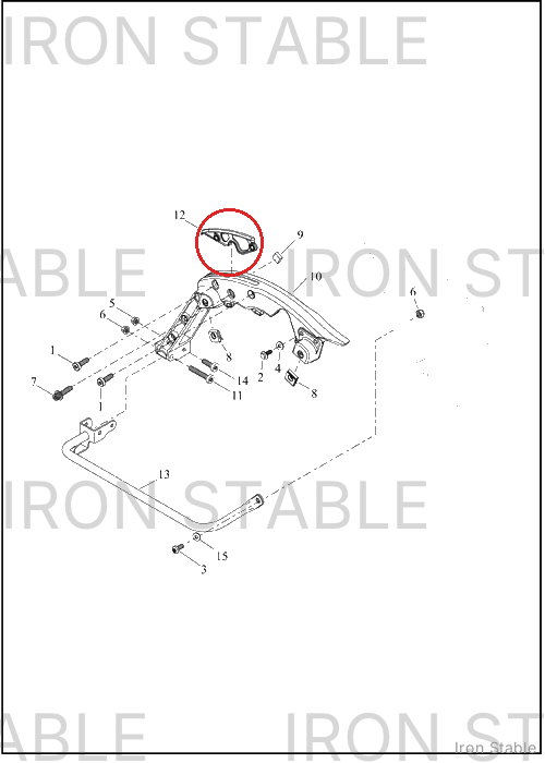 Harley-Davidson Support, S-Bag, Insert Assembly, Sld