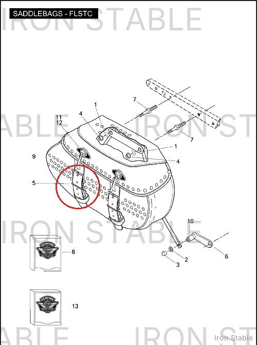 Harley-Davidson Buckle Assembly