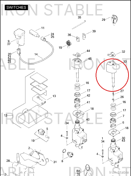 Harley-Davidson Lockset, Power Locks, Dom