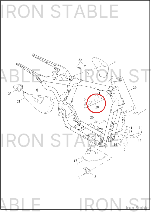 Harley-Davidson Lockset Assembly, Ign/Steering(Po)