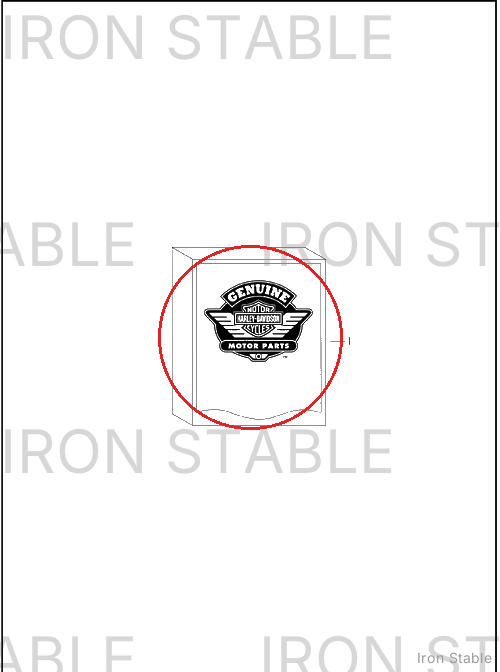 Harley-Davidson Key Xpndr, Fob, 434mhz - Non-Jpn