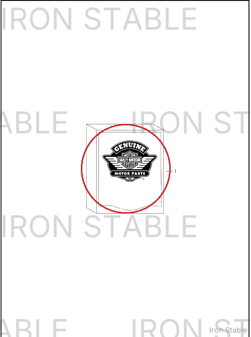Harley-Davidson Key Xpndr, 2-Button, 434mhz