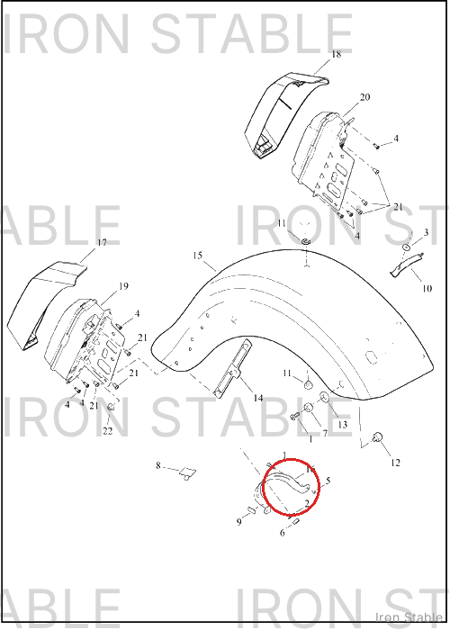 Harley-Davidson Bracket, Chas Struct Mounting, X