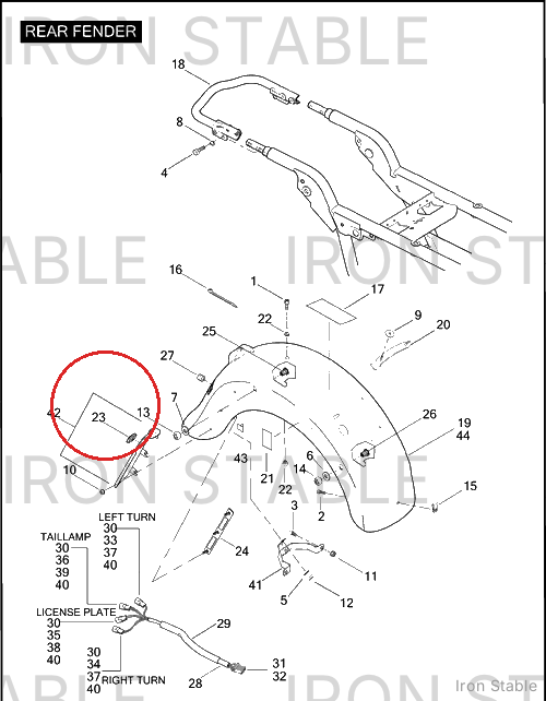 Harley-Davidson Filler Strip Assembly, Lh/Saddlebag Trim