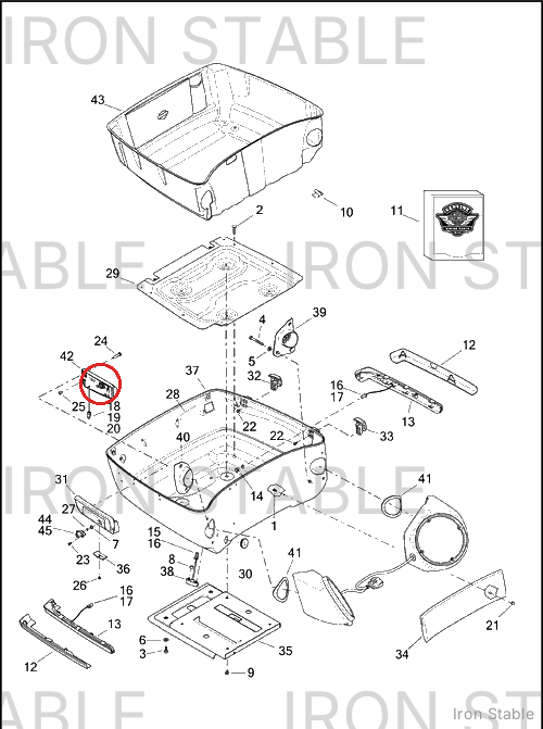 Harley-Davidson Actuator Assembly, Power Lock, Tourpa