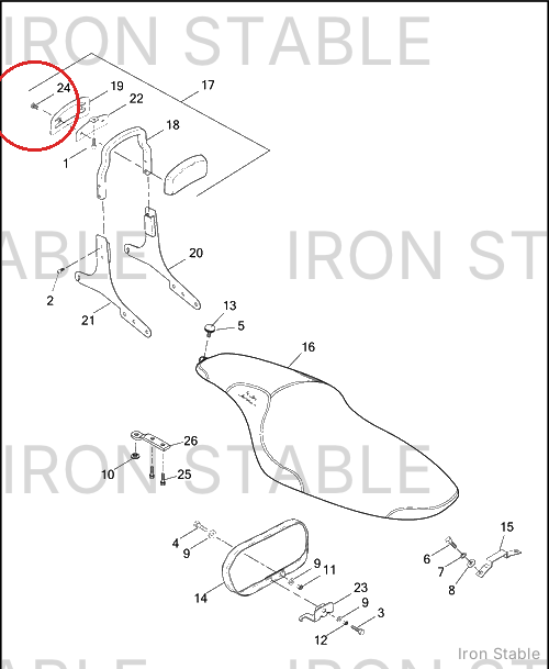 Harley-Davidson Screw, X