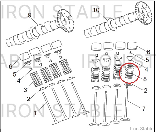 Harley-Davidson Exhaust Spring / -Qj265mn New